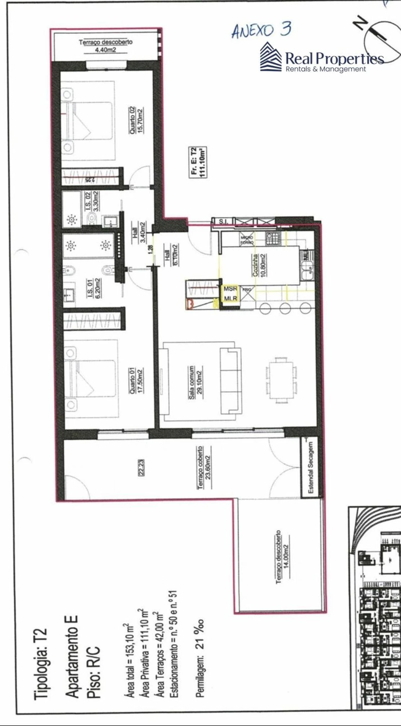Apartamento T2 para Venda em Quarteira Foto 24