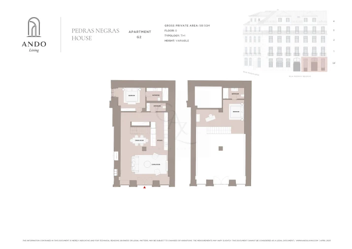 Apartamento T2 para Venda em Santa Maria Maior Planta 1