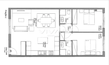 Apartamento T2 para Venda em Real, Dume e Semelhe