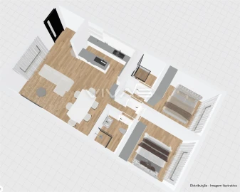 Apartamento T2 para Venda em Real, Dume e Semelhe