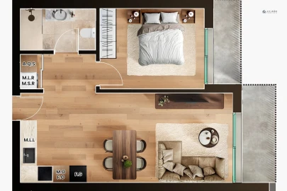 Apartamento T1 para Venda em Penafiel