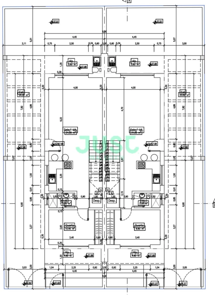 Moradia T3 para Venda em Fernao Ferro Planta 1
