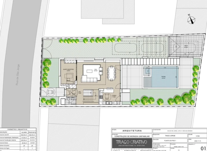 Moradia T4 para Venda em Sarilhos Grandes Planta 1