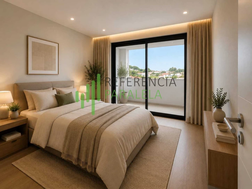 Apartamento T1 para Venda em Palmeira de Faro e Curvos Foto 2