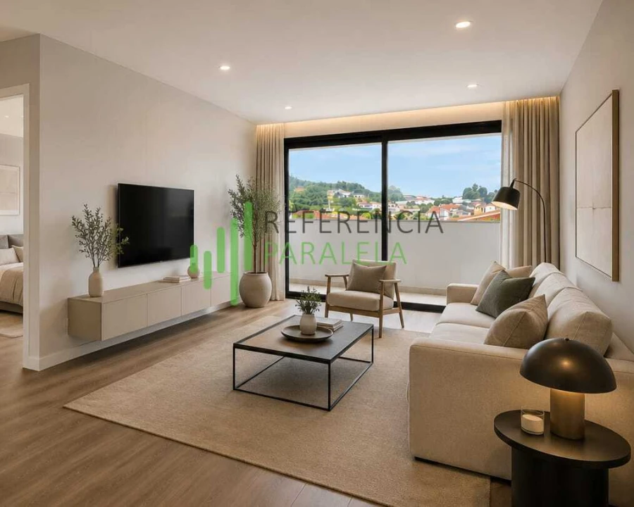 Apartamento T1 para Venda em Palmeira de Faro e Curvos Foto 1