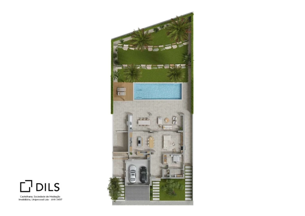 Moradia T4 para Venda em Quarteira Planta 2