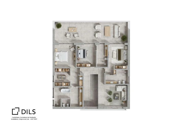 Moradia T4 para Venda em Quarteira Planta 3