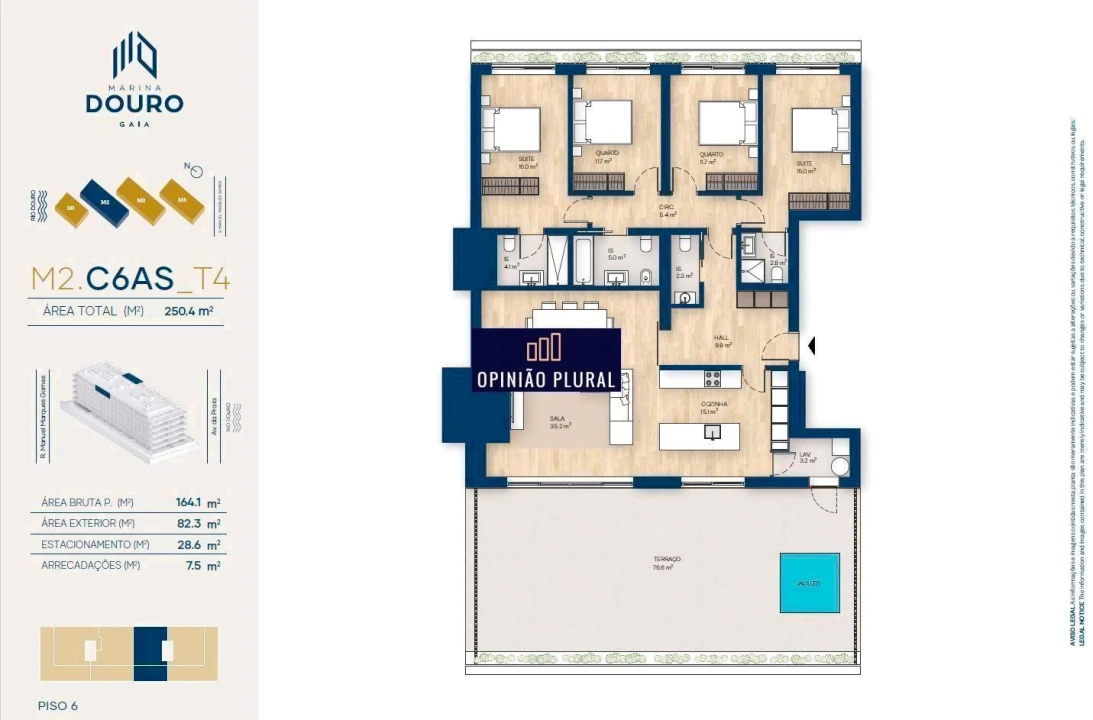 Apartamento T4 para Venda em Canidelo Foto 39