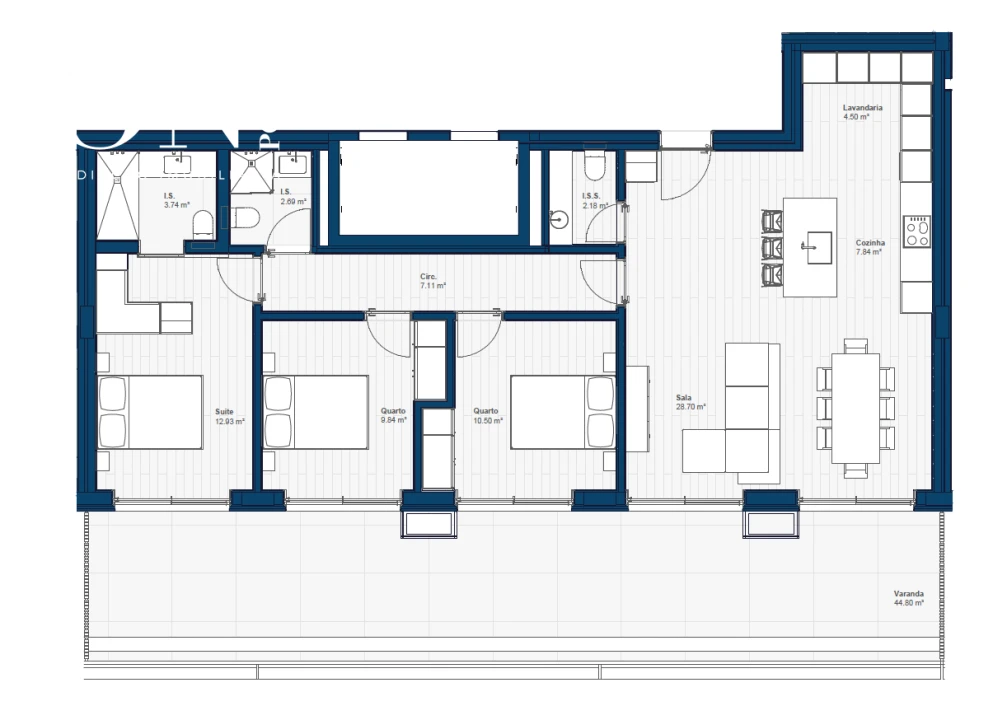 Apartamento T3 para Venda em Canidelo Foto 8