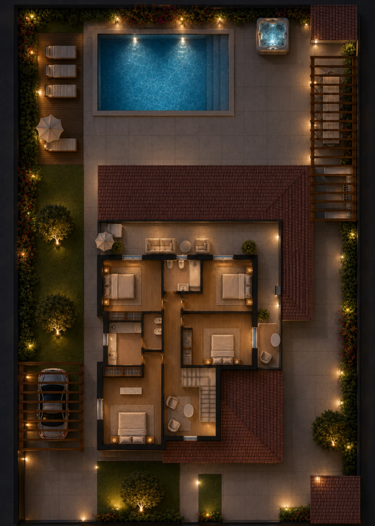 Moradia T5 para Venda em Almancil Planta 2
