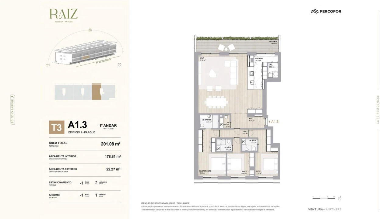 Apartamento T3 para Venda em São Martinho do Porto Foto 25