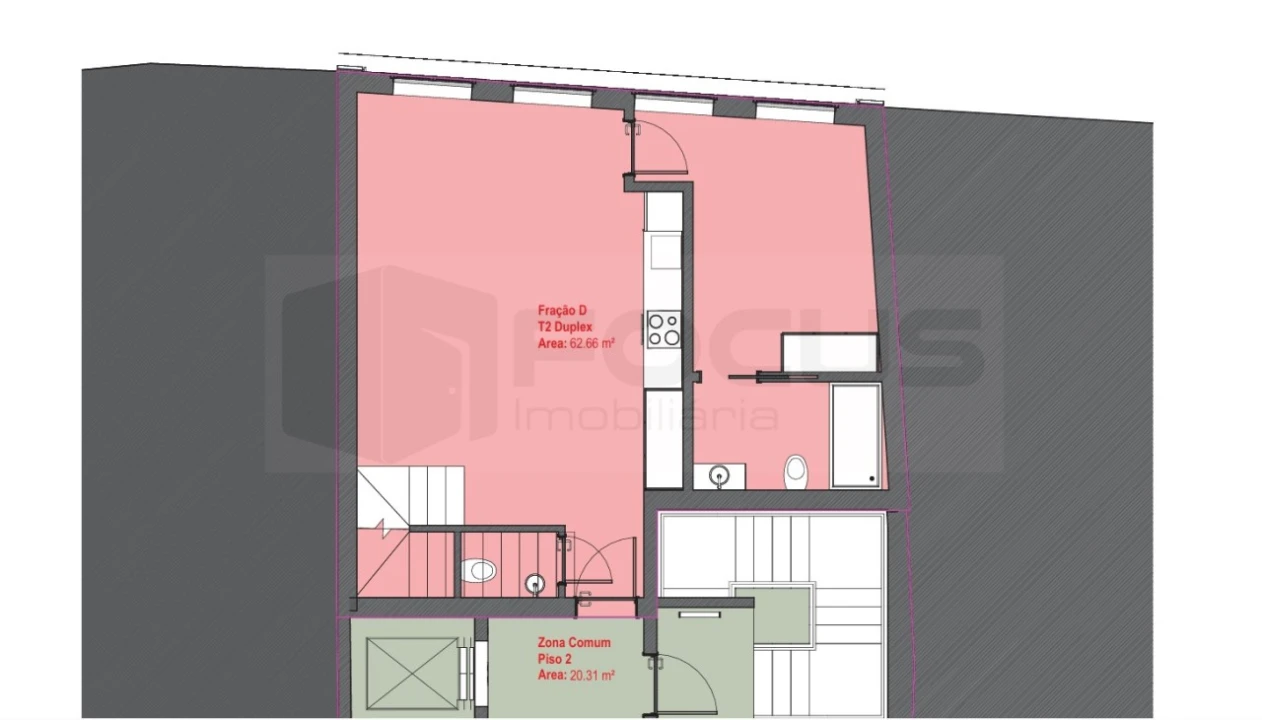 Apartamento T2 para Venda em Glória e Vera Cruz Foto 13