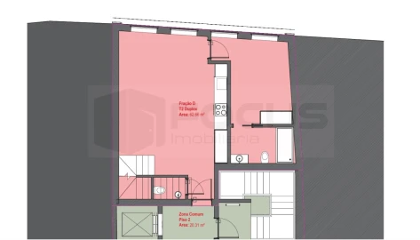 Apartamento T2 para Venda em Glória e Vera Cruz