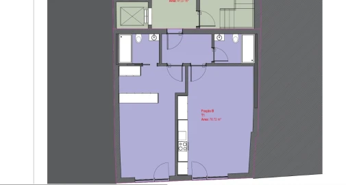 Apartamento T1 para Venda em Glória e Vera Cruz