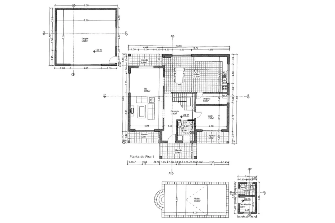 Moradia T4 para Venda em Reguengo Grande Planta 2