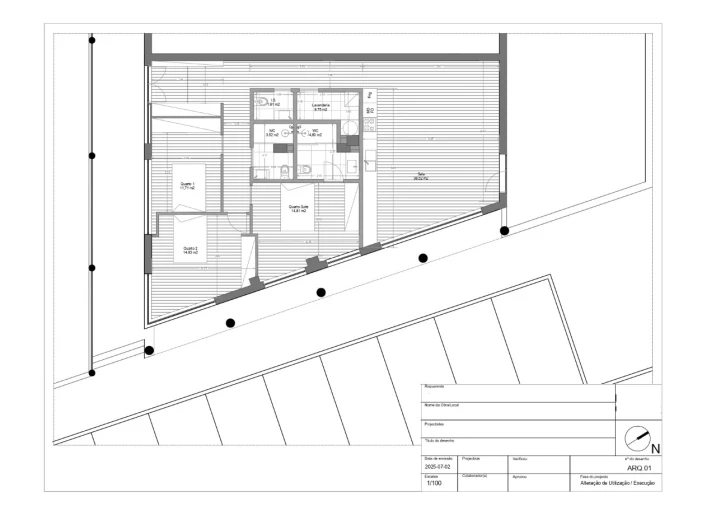 Apartamento T3 para Venda em Pedroso e Seixezelo Planta 1