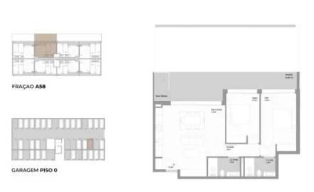 Apartamento T2 para Venda em Fânzeres e São Pedro da Cova