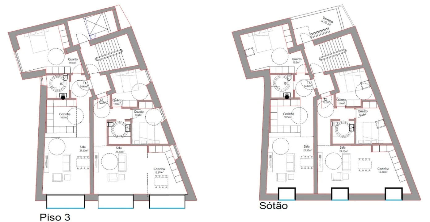 Apartamento T5 para Venda em Buarcos Planta 4