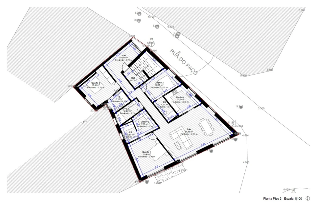 Apartamento T5 para Venda em Buarcos Planta 2