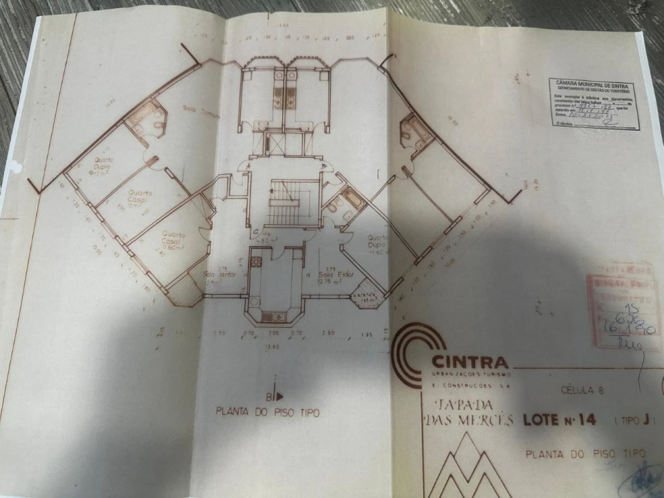 Apartamento T2 para Venda em Algueirão-Mem Martins Planta 2