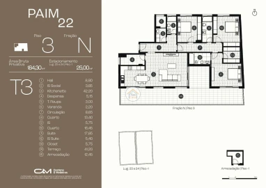 Apartamento T3 para Venda em Ponta Delgada (São José)