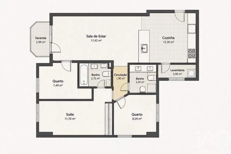 Apartamento T3 para Venda em Aldoar, Foz do Douro e Nevogilde Foto 33