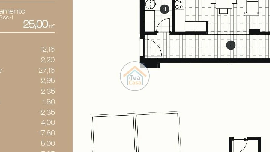 Apartamento T2 para Venda em Ponta Delgada (São José)