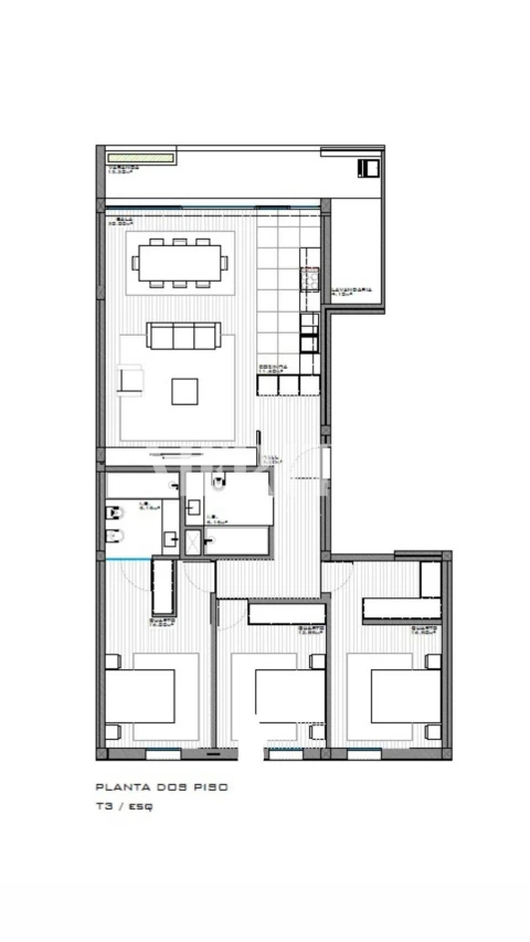 Apartamento T3 para Venda em Caldelas
