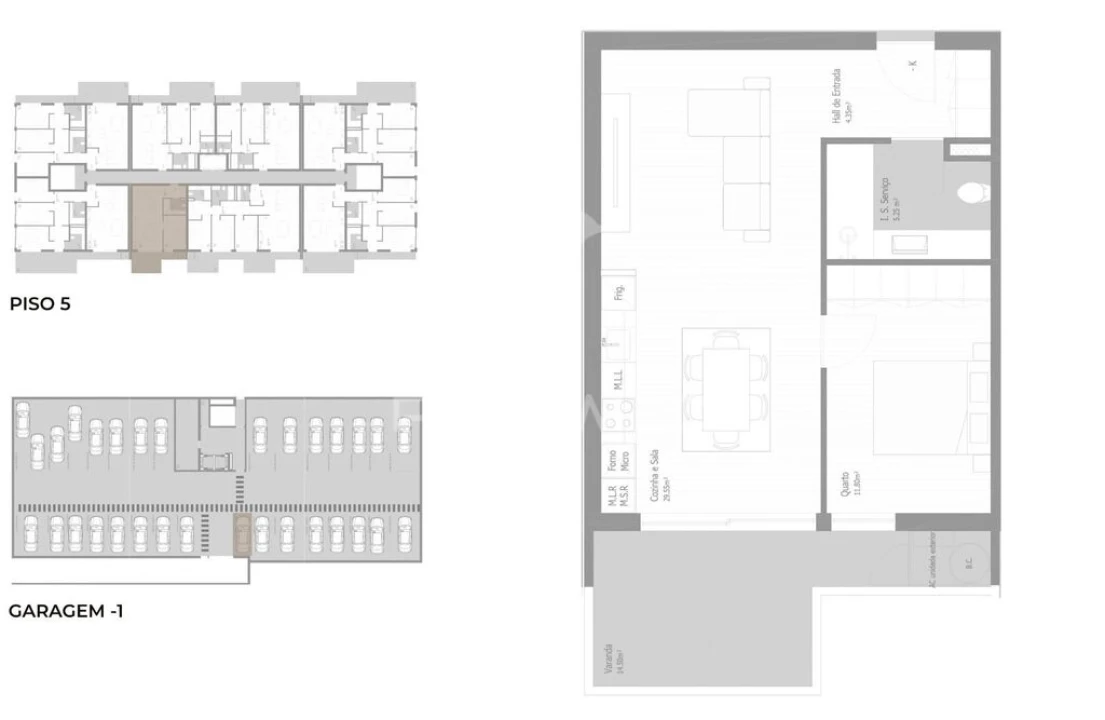 Apartamento T1 para Venda em Valongo Foto 16