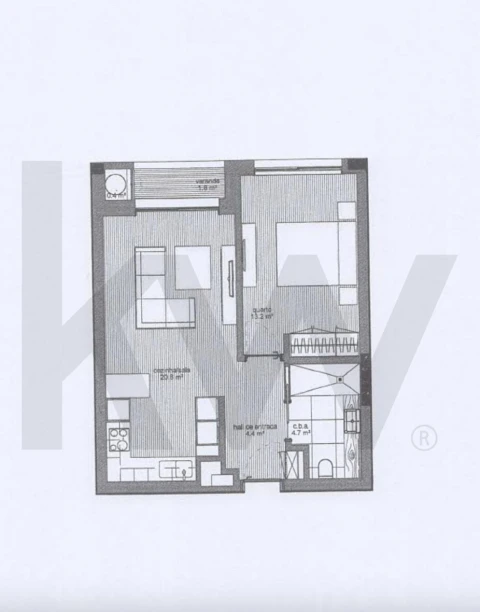 Apartamento T1 para Venda em Cidade da Maia