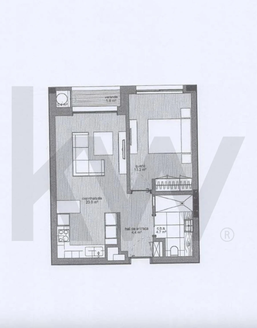 Apartamento T1 para Venda em Cidade da Maia Foto 13