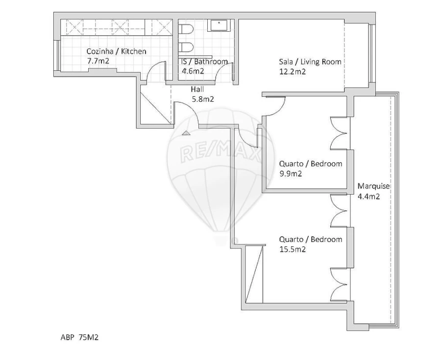 Apartamento T2 para Venda em Estrela Foto 27