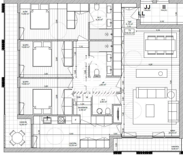 Apartamento T3 para Venda em Galegos (Santa Maria) Foto 4