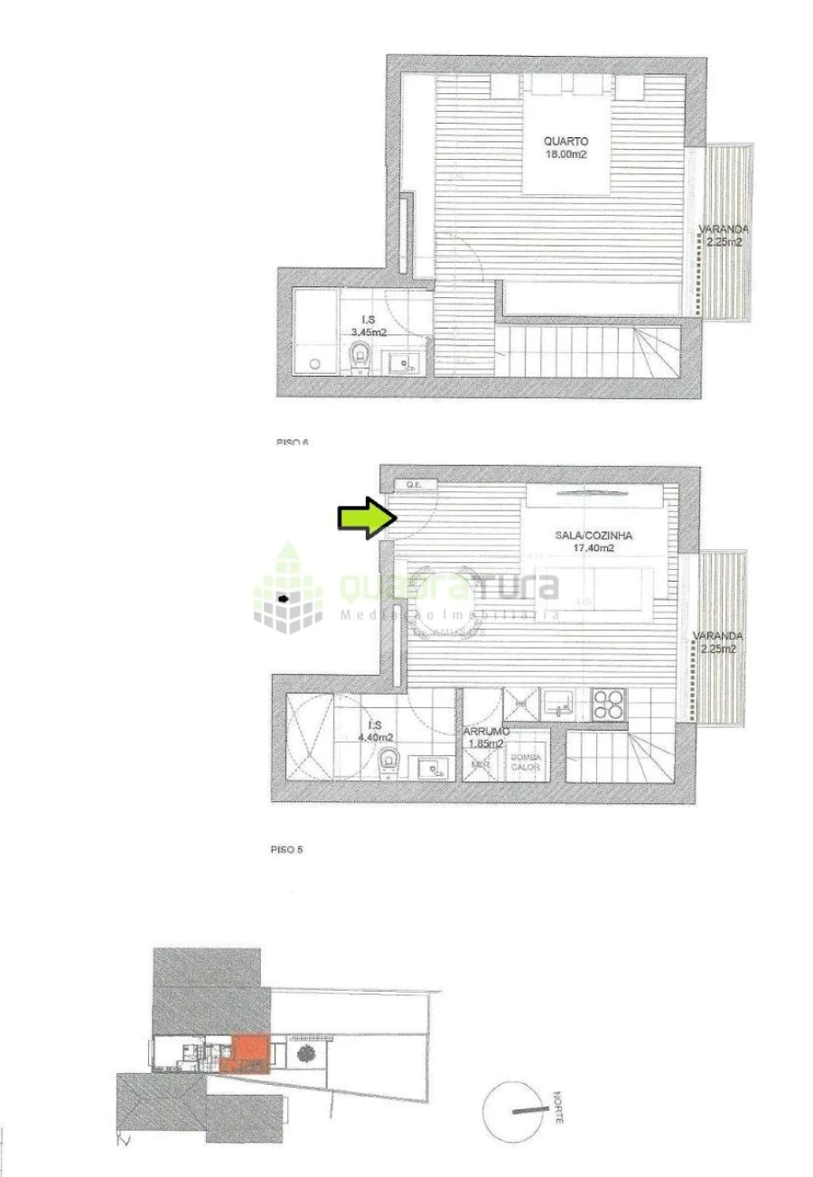 Apartamento T1 para Venda em Cedofeita, Santo Ildefonso, Sé, Miragaia, São Nicolau e Vitória Foto 5