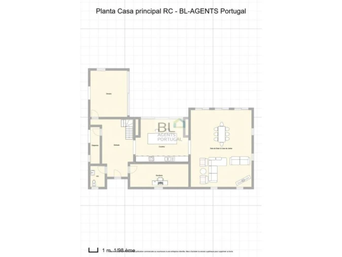 Moradia T4 para Venda em Quelfes Planta 3