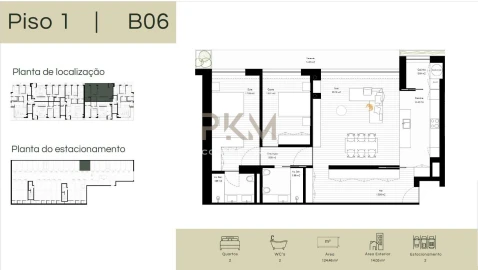 Apartamento T2 para Venda em Amarante (São Gonçalo), Madalena, Cepelos e Gatão