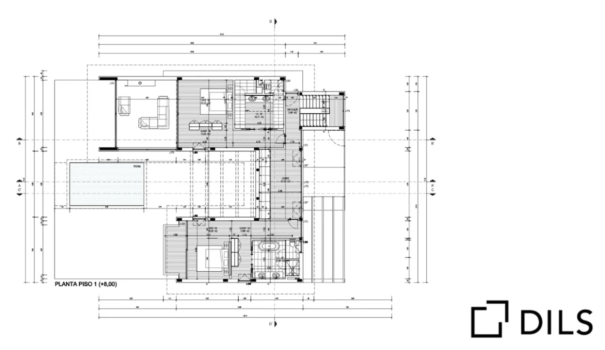 Moradia T4 para Venda em Carvalhal Planta 2