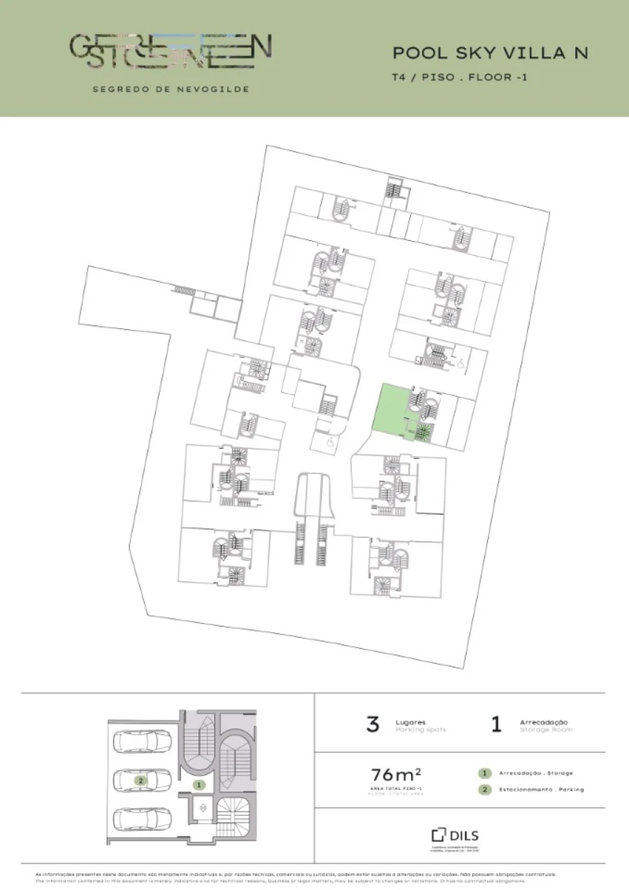 Apartamento T4 para Venda em Aldoar, Foz do Douro e Nevogilde Planta 1