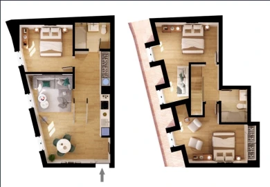 Apartamento T3 para Venda em São Vicente