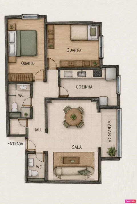Apartamento T2 para Venda em Carnaxide e Queijas