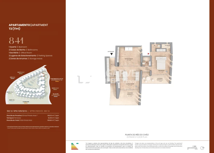 Apartamento T2 para Venda em Lagos (São Sebastião e Santa Maria) Planta 1