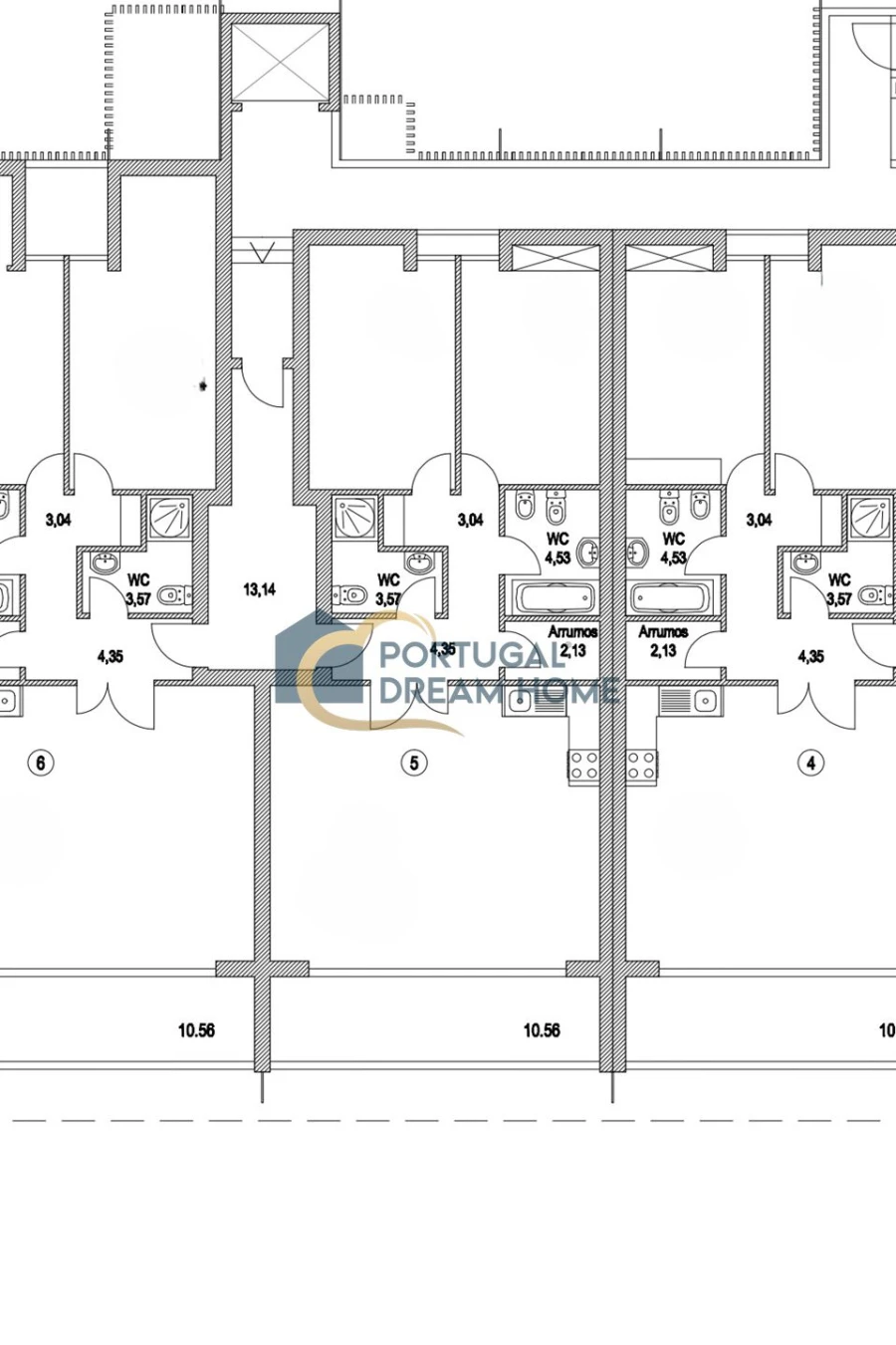 Apartamento T2 para Venda em Albufeira e Olhos de Água Planta 1