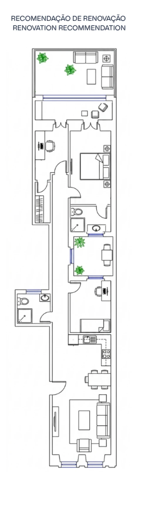 Apartamento T3 para Venda em Santo António