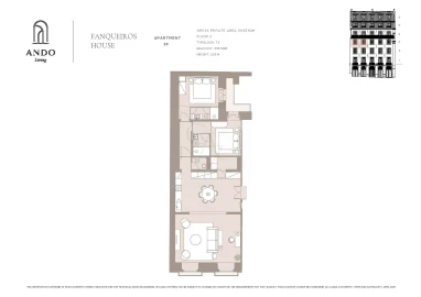 Apartamento T2 para Venda em Santa Maria Maior