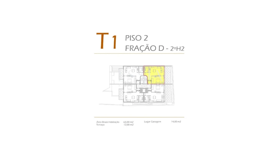 Apartamento T1 para Arrendamento em Aldoar, Foz do Douro e Nevogilde Planta 1