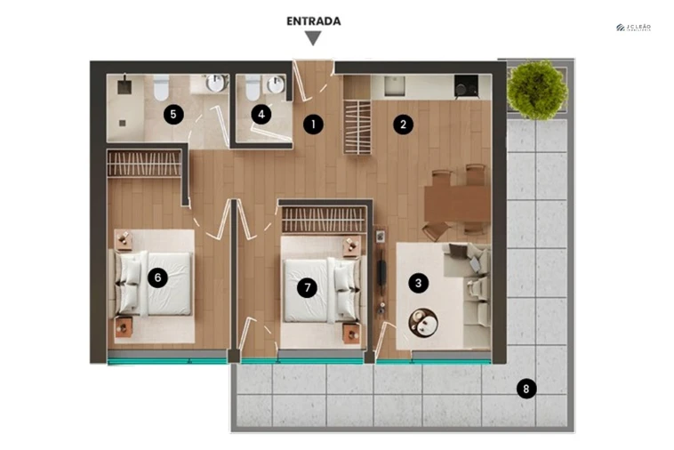 Apartamento T2 para Venda em Penafiel Foto 8