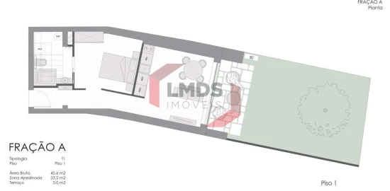 Apartamento T1 para Venda em Bonfim