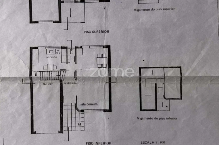 Moradia T3 para Venda em Santa Clara Planta 1