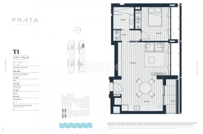 Apartamento T1 para Venda em Marvila