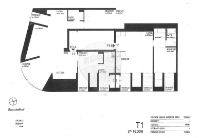 Apartamento T1 para Venda em Estrela